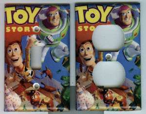 Toy Story Light Switich and Outlet Cover Woody Buzz 3  