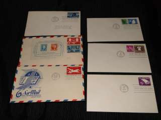   First Day of Issues Postal Stationery envelopes and Stamps (D)  
