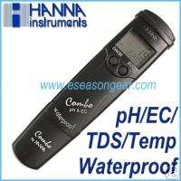 HANNA HI 98130 pH EC TDS Conductivity Tester Meter High  