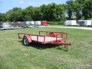 7181 Rictow Single Axle Trailer 1996 68 x 10 GVW 3k USED RED Cheap 