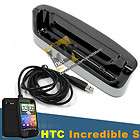 BATTERY CHARGER DATA SYNC CRADLE DOCK+2M MICRO USB CABLE FOR HTC 