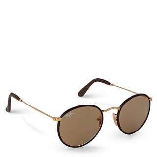 Round frame sunglasses   RAY BAN   Sunglasses   Accessories 