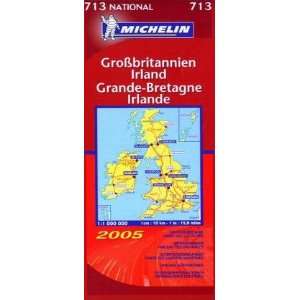 Michelin Karten, Bl.713  Großbritannien, Irland; Great Britain 