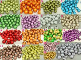  60pcs various color Round Acrylic Miracle Magic Charm Loose Craft Bead