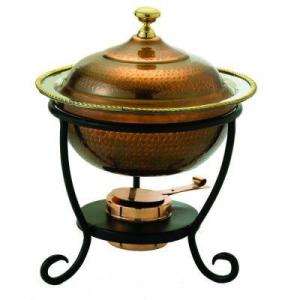 Old Dutch 3 qt. Round Chafing Dish in Antique Copper 840 at The Home 