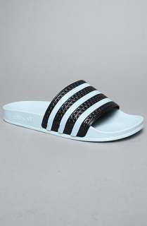 adidas The Adilette Sandals in Light Steel  Karmaloop   Global 