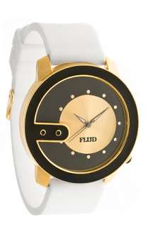 Flud Watches The ReExchange Watch in Black Gold  Karmaloop 