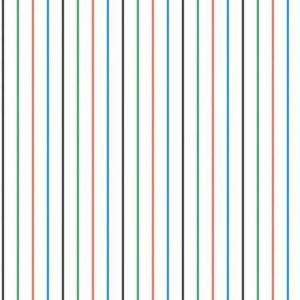The Wallpaper Company 8 in x 10 in Multi Colored Pin Stripe Wallpaper 