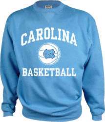 North Carolina Tar Heels Perennial Basketball Crewneck Sweatshirt 