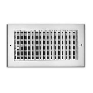 TruAire 12 in. x 6 in. Adjustable 1 Way Wall/Ceiling Register H210VM 