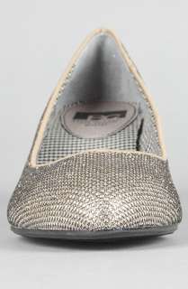BC Shoes The In The Winners Circle Shoe in Silver Metallic Mesh 