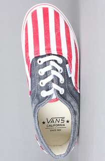 Vans Footwear The LPE CA Sneaker in Red White Blue  Karmaloop 