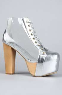   Cleata Shoe in Silver Clear  Karmaloop   Global Concrete Culture