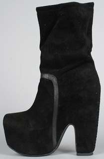 Jeffrey Campbell The Whomp Boot in Black Suede  Karmaloop 