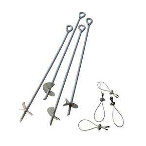 ShelterLogic ShelterAuger Earth Anchors 30 in. 4 Piece Set 10075.0 at 