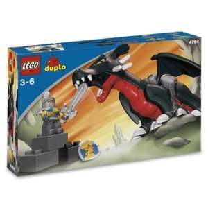 Lego Duplo Burg 4784   Schwarzer Drache  Spielzeug