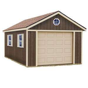 Best Barns Sierra 12 Ft. X 20 Ft. Wood Garage Kit Without Floor Sierra 
