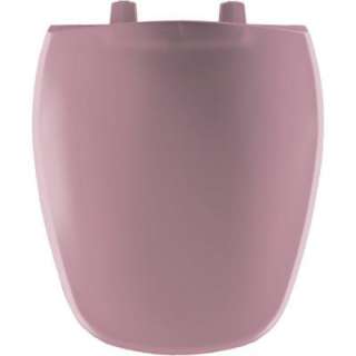 BEMIS Elongated Closed Front Toilet Seat in Dusty Rose 124 0200 303 at 