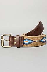 Obey The Traveler Belt in Native Blue