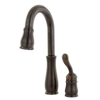   Pull DownSprayer Bar Faucet in Venetian Bronze with MagnaTite Docking