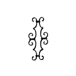   Black Aluminum Fleur De Lis Centerpiece 58843 