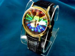 VINTAGE LORUS 3 D HOLOGRAM MICKEY MOUSE WATCH + DISPLAY  