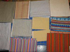 YOUR CHOICE STRIPED FABRIC   TICKING, QUILT, APPLIQUE, DOLL CLOTHES 