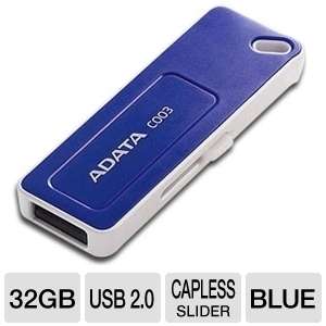 ADATA C003 AC003 32G RBL Ultra Slim USB Flash Drive   32GB, USB 2.0 