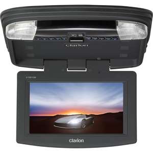 Clarion VT810B Overhead Monitor   DVD Player Included, 8 LCD Screen at 