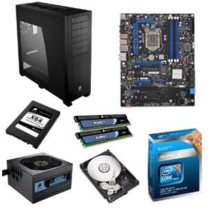   Corsair 4GB RAM, Corsair X64 SSD Drive, Seagate 1TB HDD, Corsair Full