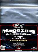 BCW MAGAZINE Bags or MAG THICK RESEALABLE 100 count  