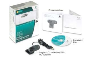 Logitech 960 000585 C310 HD Webcam   USB, 5 Megapixel Snapshots, 720p 