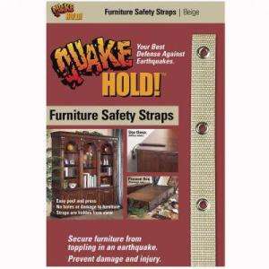 QuakeHOLD Beige Furniture Safety Strap 4163  