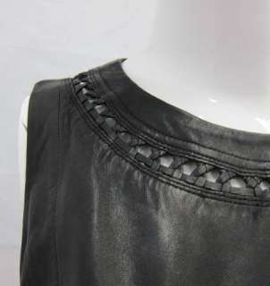 New Elie Tahari Antonietta Leather Dress   12 $998  