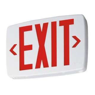 Lithonia Lighting Quantum LED Thermoplastic Emergency Exit Sign 