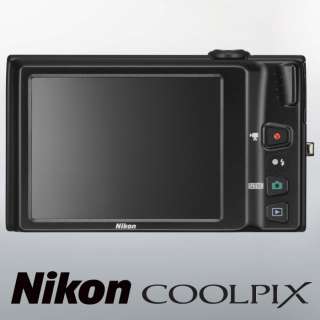 New Nikon Coolpix S6100 Digital Camera / Black 610696378156  