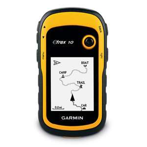 NEW GARMIN ETREX 10 HANDHELD OUTDOOR HIKING GPS RECEIVER 010 00970 00 
