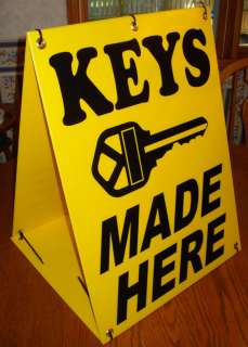 KEYS MADE HERE Sandwich Board 2 Sided Sign Kit NEW  