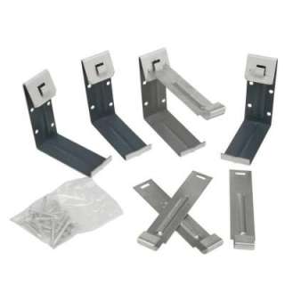 Amerimax Home Products 4in. White Steel Fascia Brackets (4 Pack) 19020 