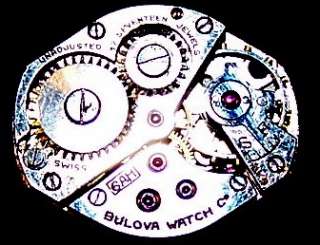 Vintage Bulova 17 Jewels Gold Plated Womens Watch Repair/Parts 1/20 