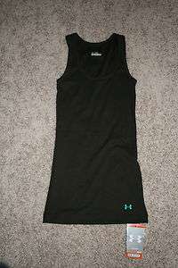 NWT UNDER ARMOUR RIB ALL SEASON FITTED TANK TOP SLEEVELESS SHIRT BROWN 