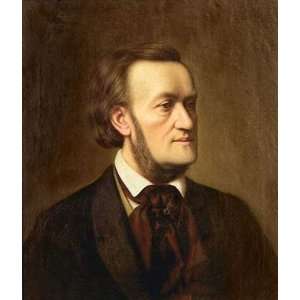 Kunstreproduktion Cäsar Willich Richard Wagner, Gemälde von 