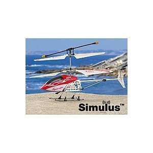 Simulus Ferngesteuerter 3,5 Kanal Mini Hubschrauber mit Gyro (Kanal A 