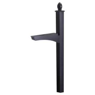 Architectural Mailboxes Decorative in Ground Post Black 5515B at The 