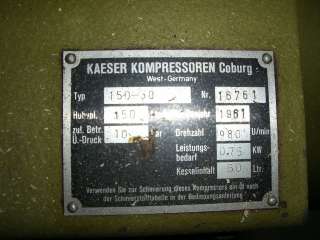Käser Kompressor Typ 150 50 / 50 Liter Kesselinhalt  