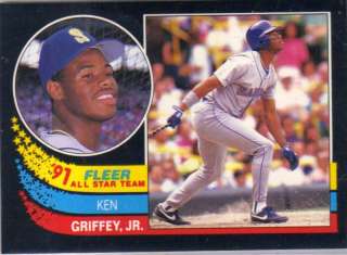 1991 FLEER   ALL STAR Team   KEN GRIFFEY Jr. #7 BV$4  