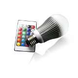 Techlight TXX3326 RGB LED Lampe / Strahler E27 5Watt multicolor 