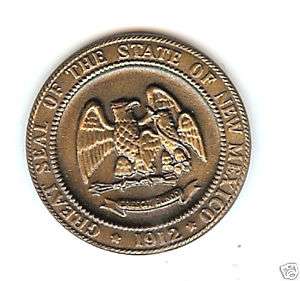50th Anniv. State of NM Medal, 1912   1962  