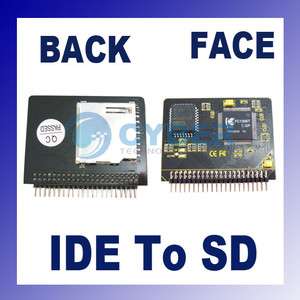 SD SDHC MMC to 2.5 44 Pin IDE Male Adapter Converter  