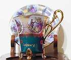 gold footed cup saucer demitasse baroque design salzberg bavar ia
